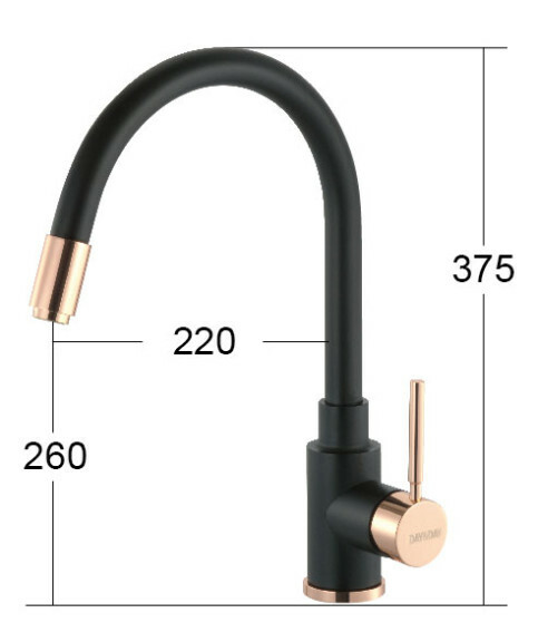 日日商 龍頭系列 ED-K11311BG 伸縮檯面龍頭