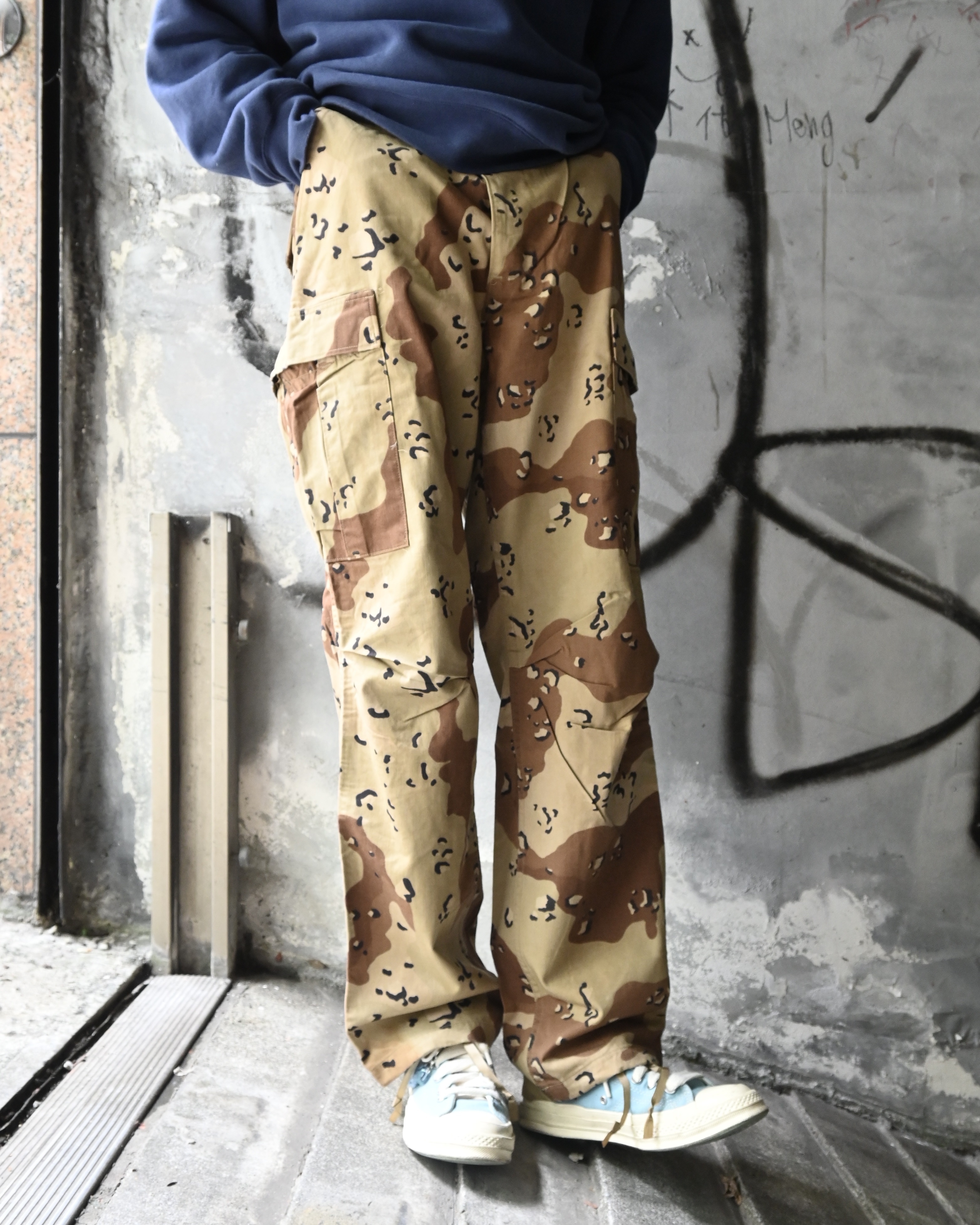 90s US Armed Forces Desert Camo( 6c Choco Chip )BDU Pants Deadstock