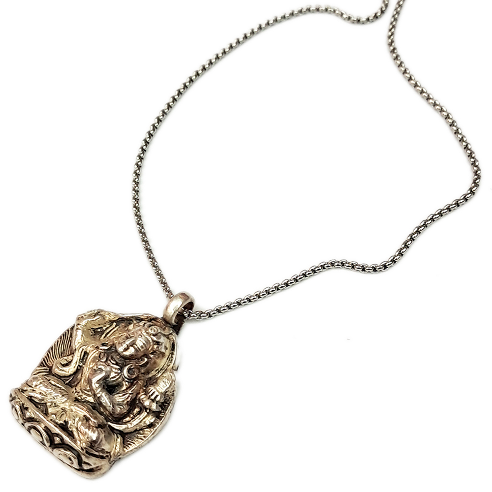 文殊菩薩{925銀}&鈦鋼項鍊【十方】142287