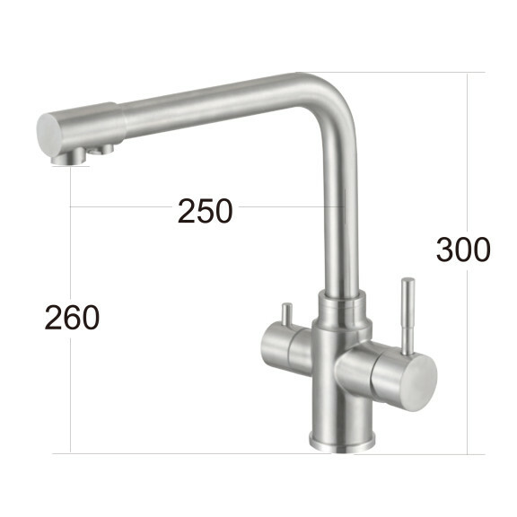 日日商 龍頭系列 ED-KS83603 304不鏽鋼RO三用無鉛龍頭
