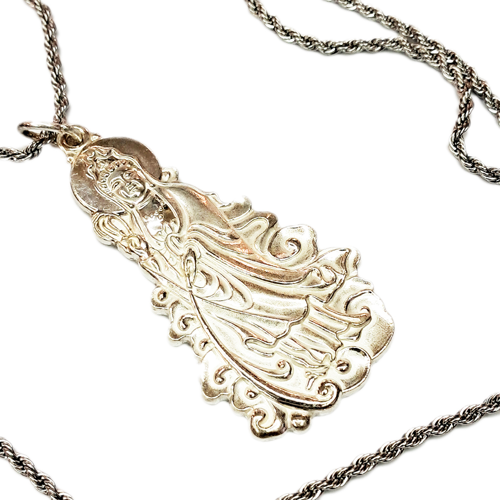 白衣觀音925純銀墜飾5公分【十方】148333