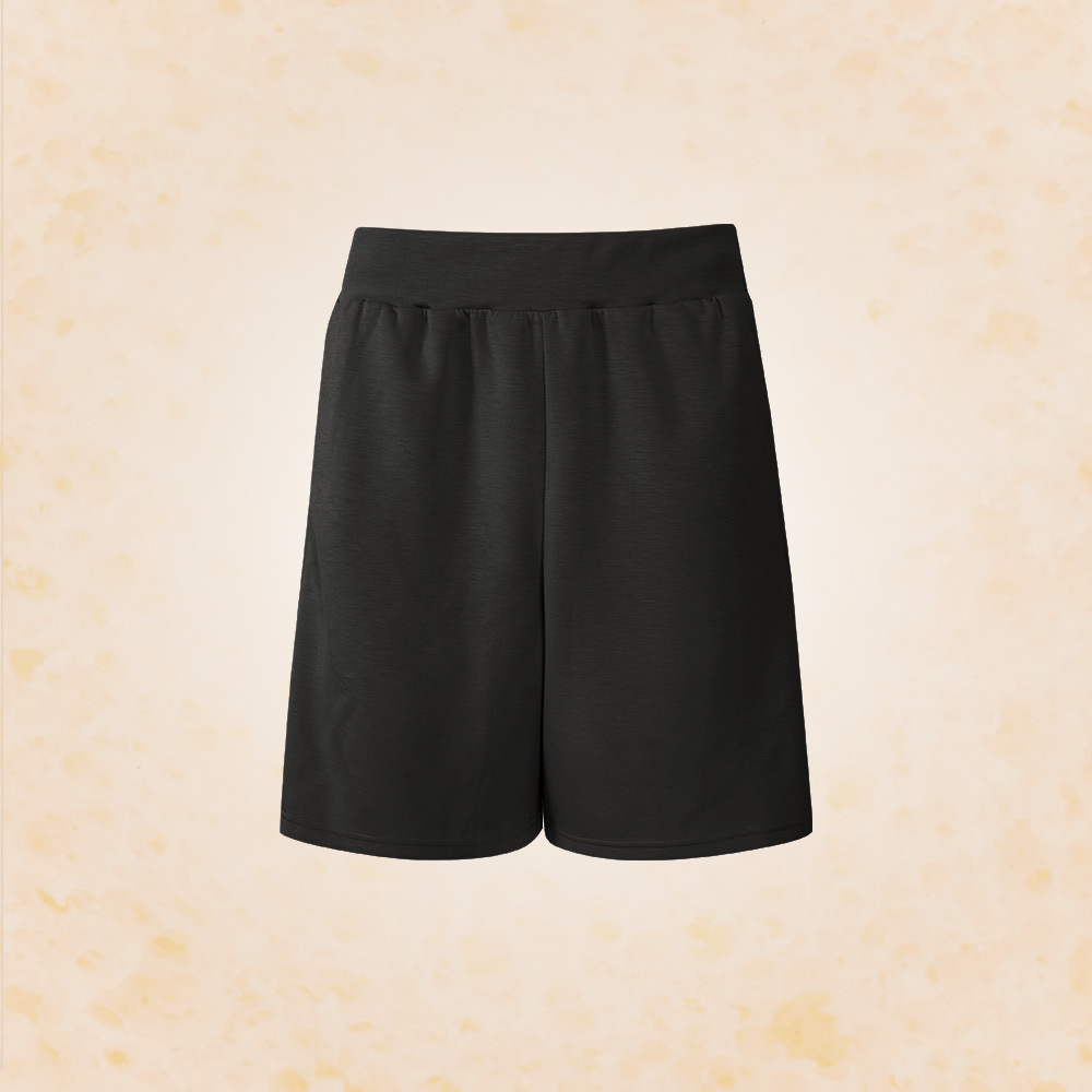 男款｜隱形拉鍊豆腐褲-黑色