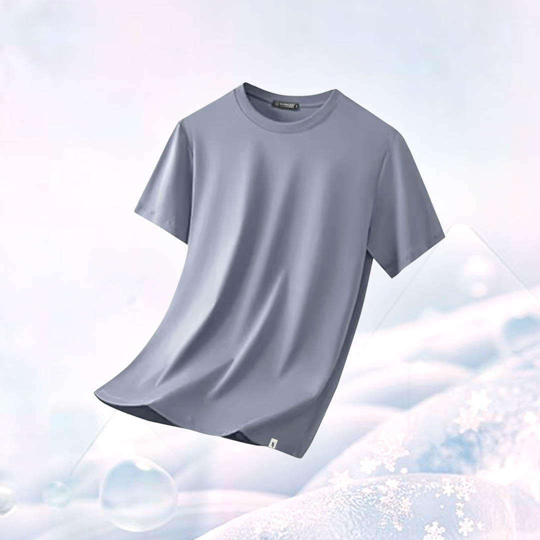 Sorona冰感認證-透沁涼感素Ｔ (兒童款)-霧霾藍