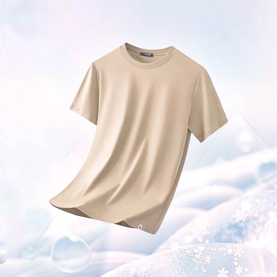 Sorona冰感認證-透沁涼感素Ｔ(兒童款)-杏色