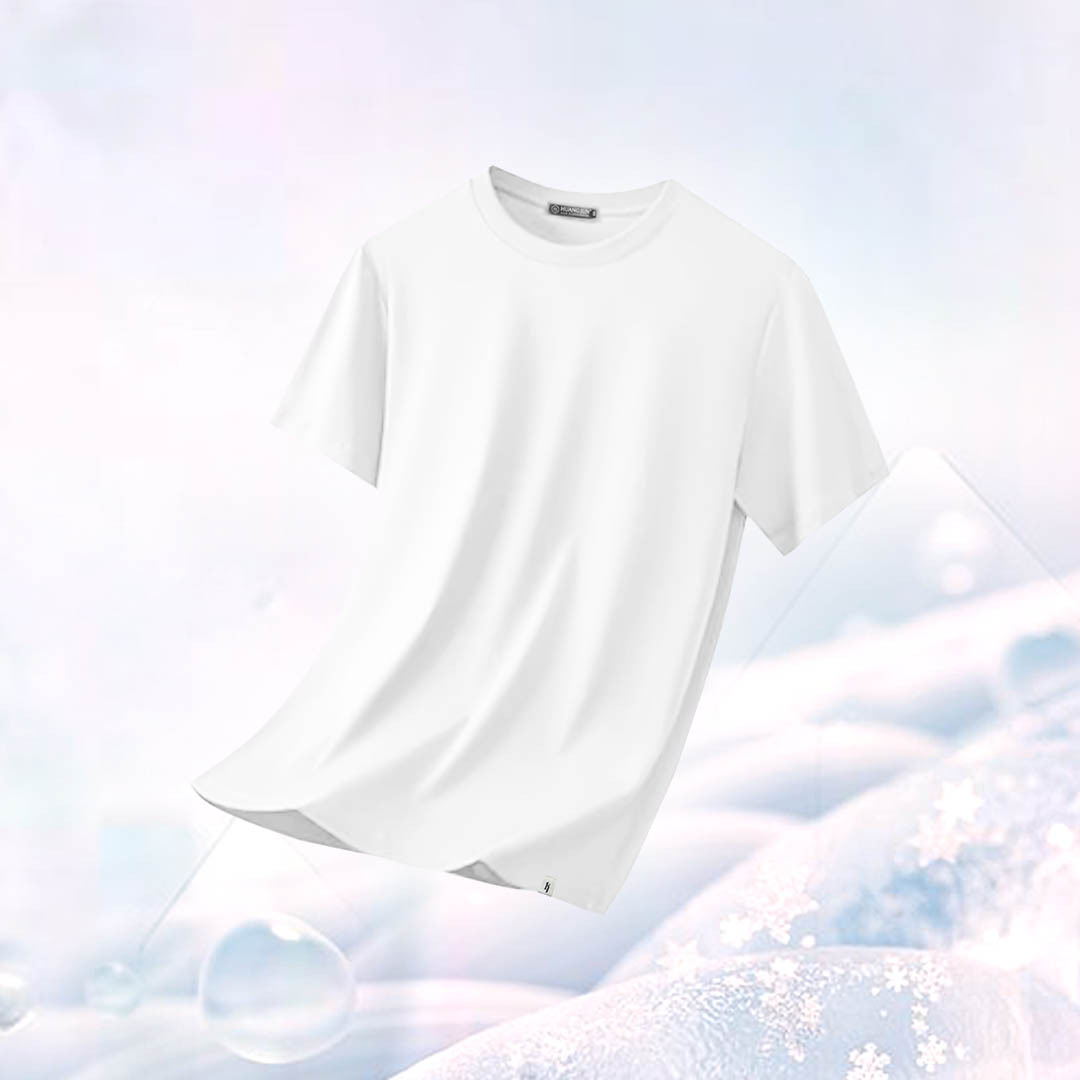 Sorona冰感認證-透沁涼感素Ｔ(兒童款)-白色