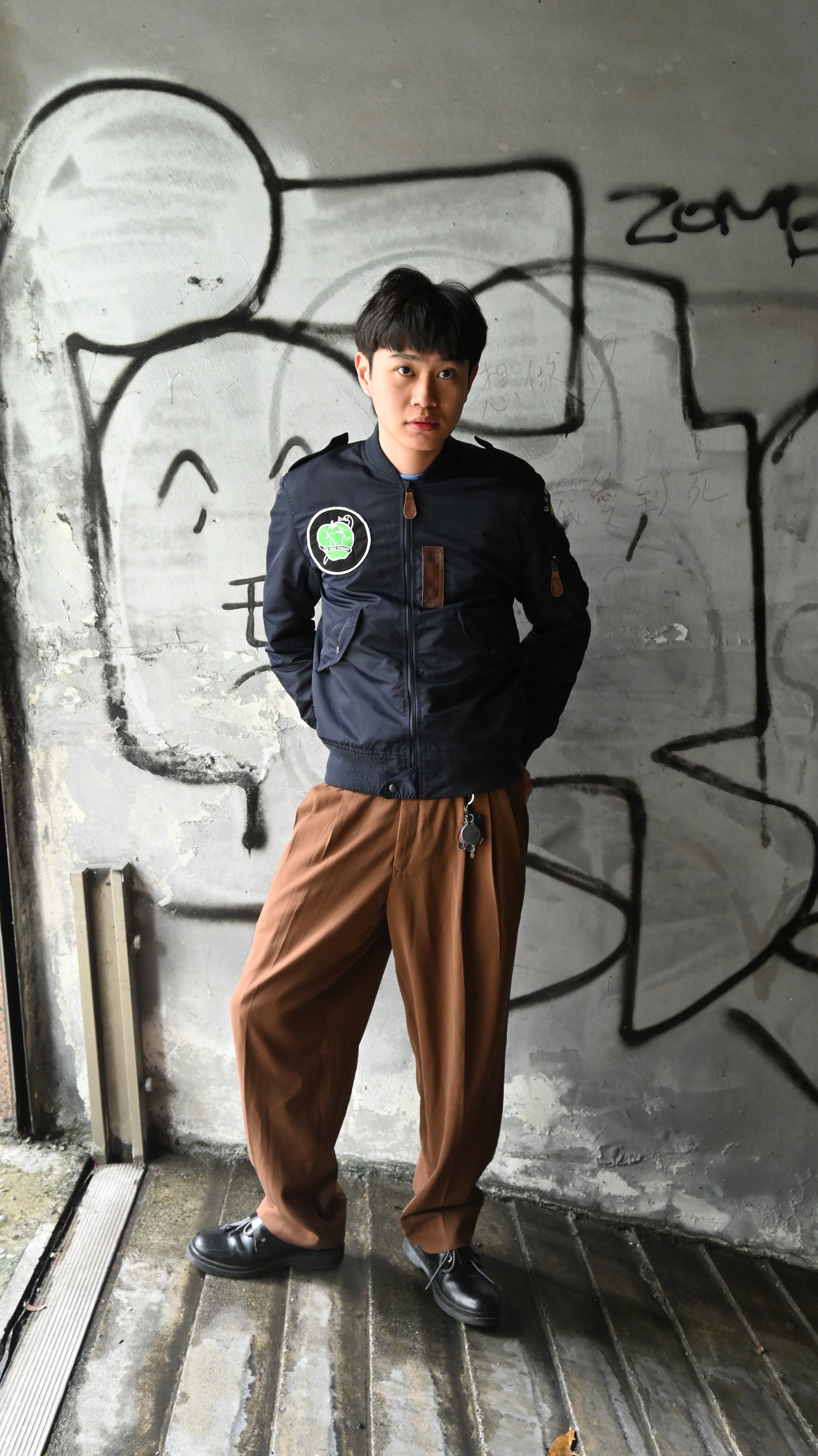 HOUSTON L-2A Flight Jacket*W/Embroidery