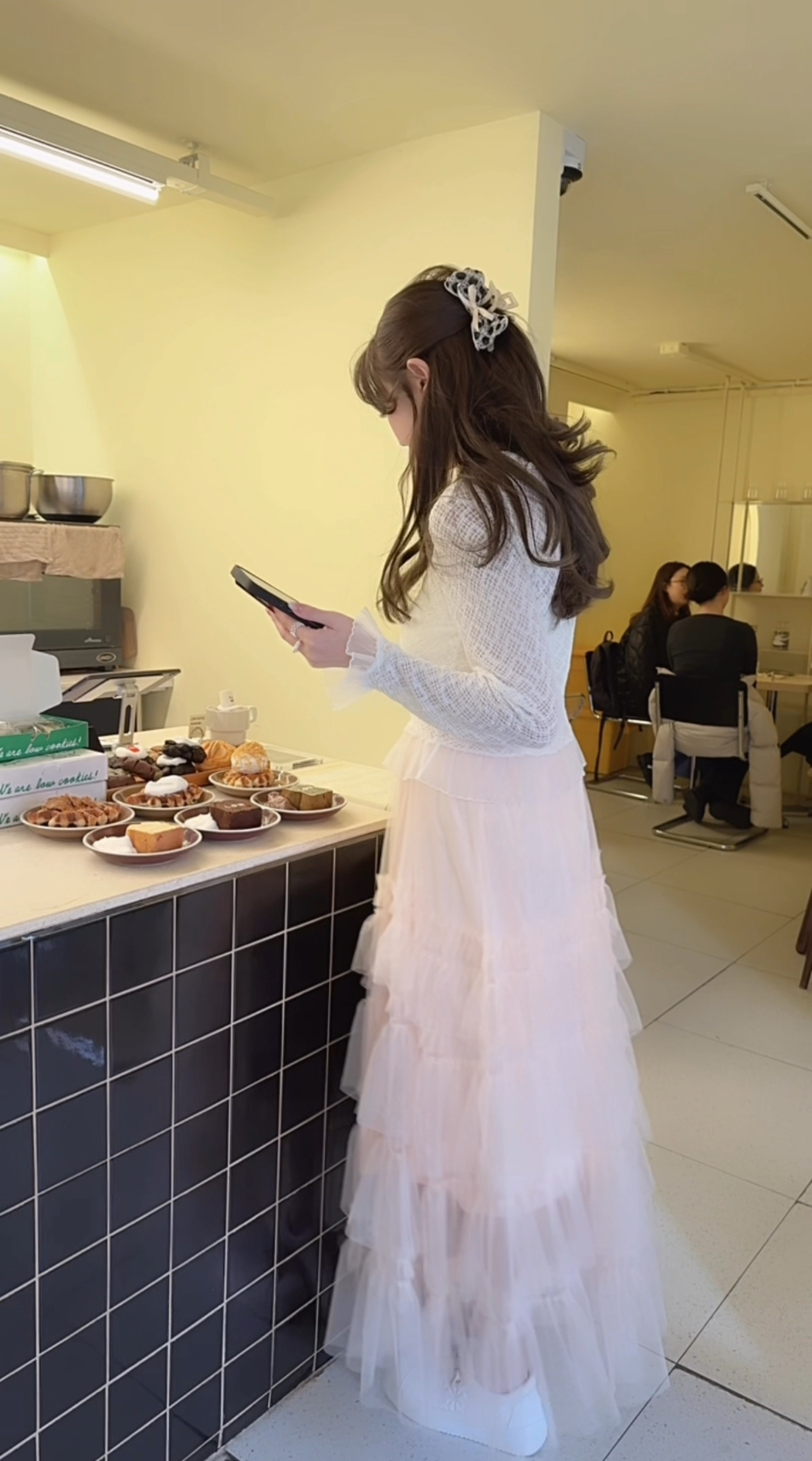 *BJ2 MADE SERIES* 手工裙 💖THE BALLET PINK YARN RUFFLE DRESS