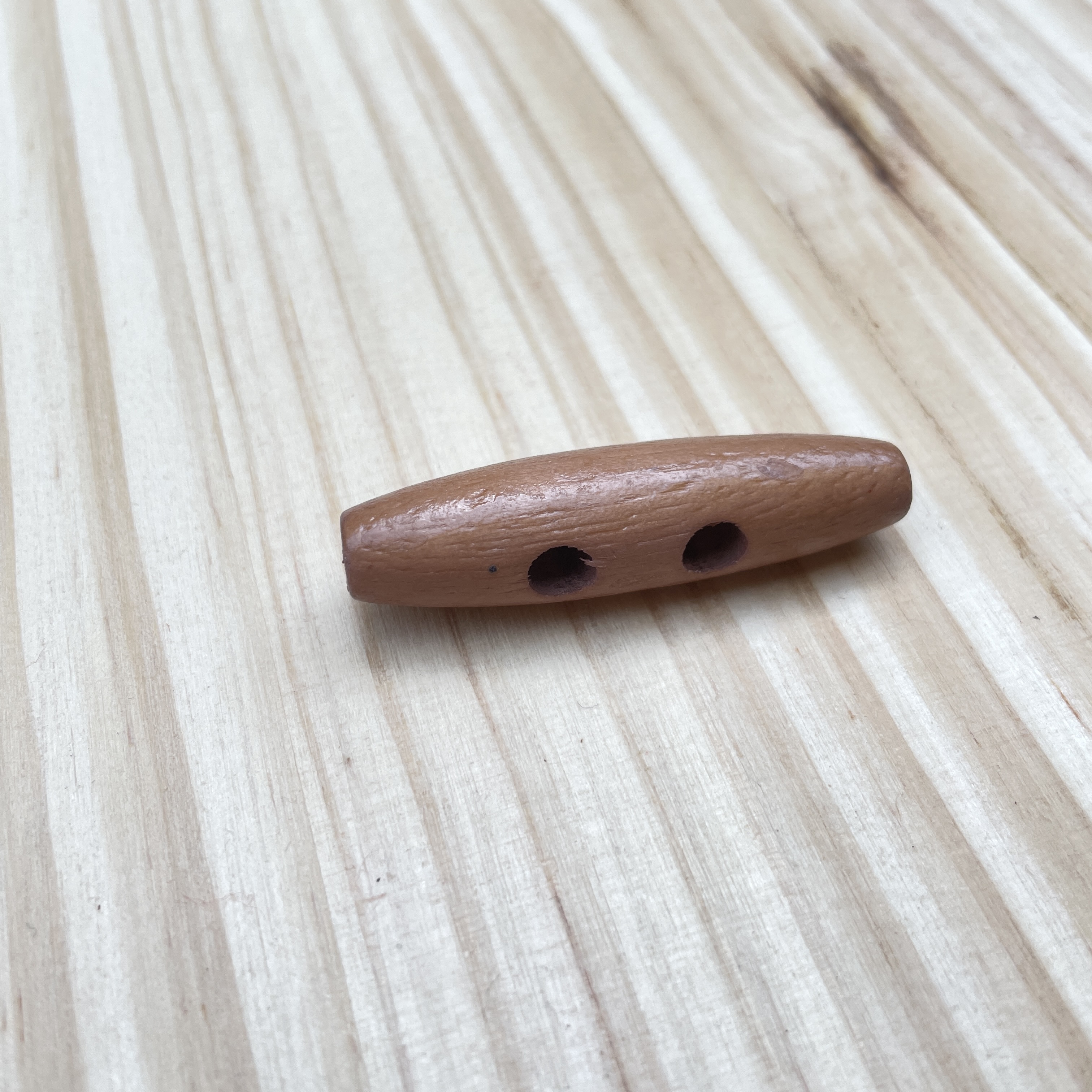 天然木質牛角扣 - 50mm