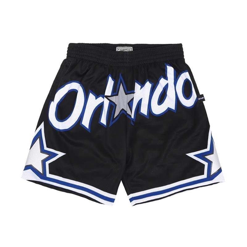 Mitchell & Ness BLOWN OUT FASHION SHORT MAGIC 球褲 黑藍 MN20B-SH02OMB [台灣現貨]