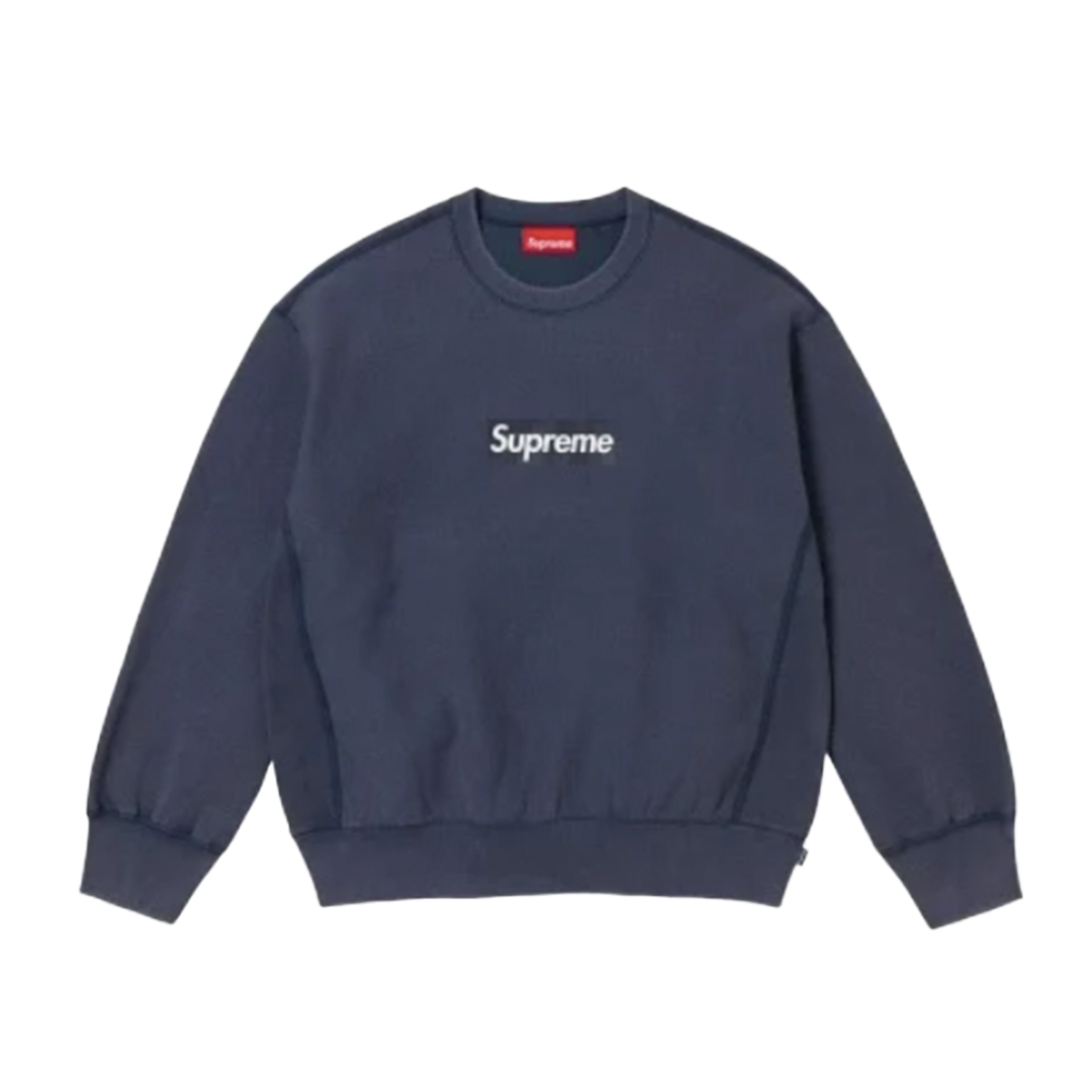 Supreme 25SS Washed Box Logo Crewneck | FLOMMARKET