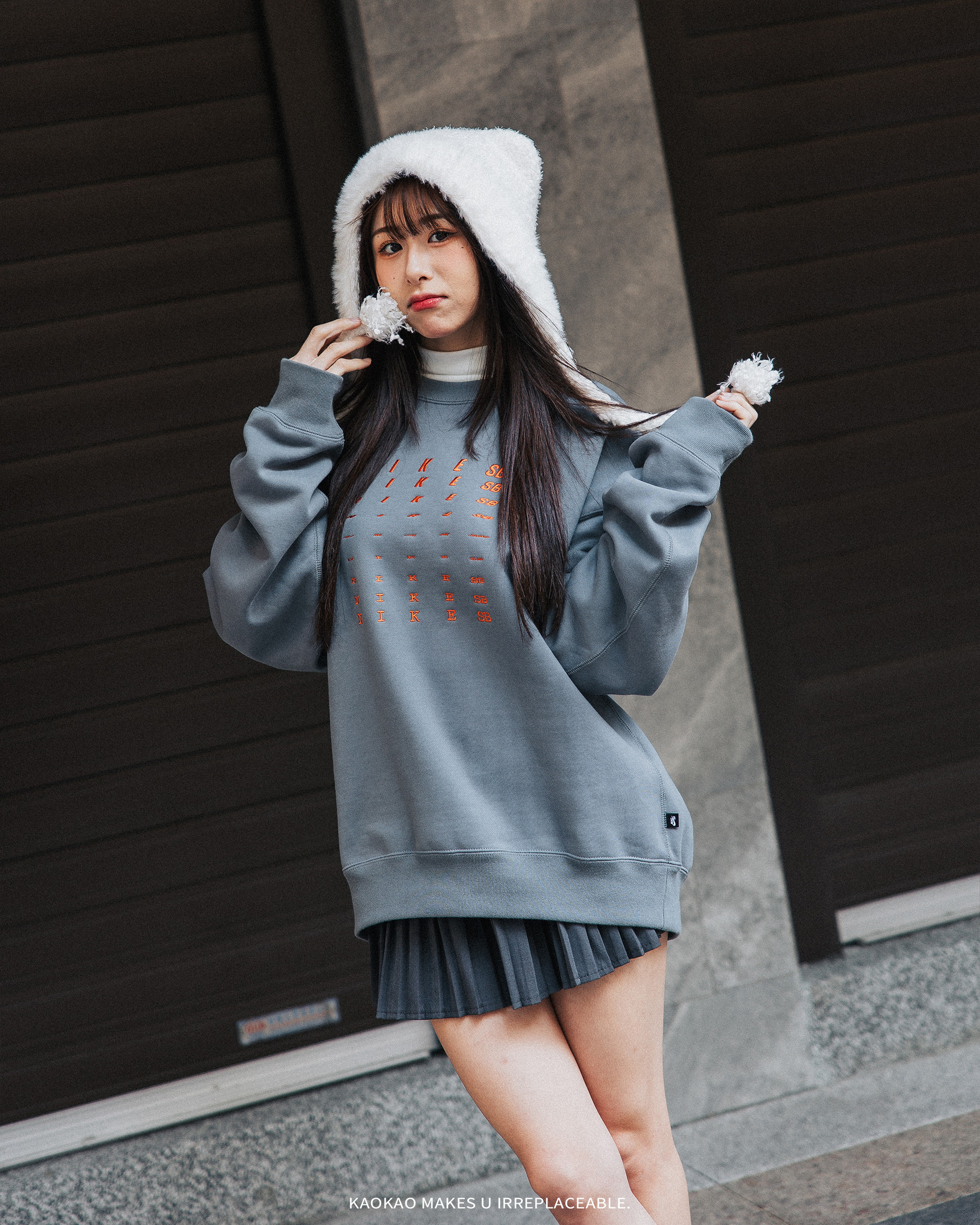 NIKE dunk SB 刺繡字母 大學T【FB8434-010/084】