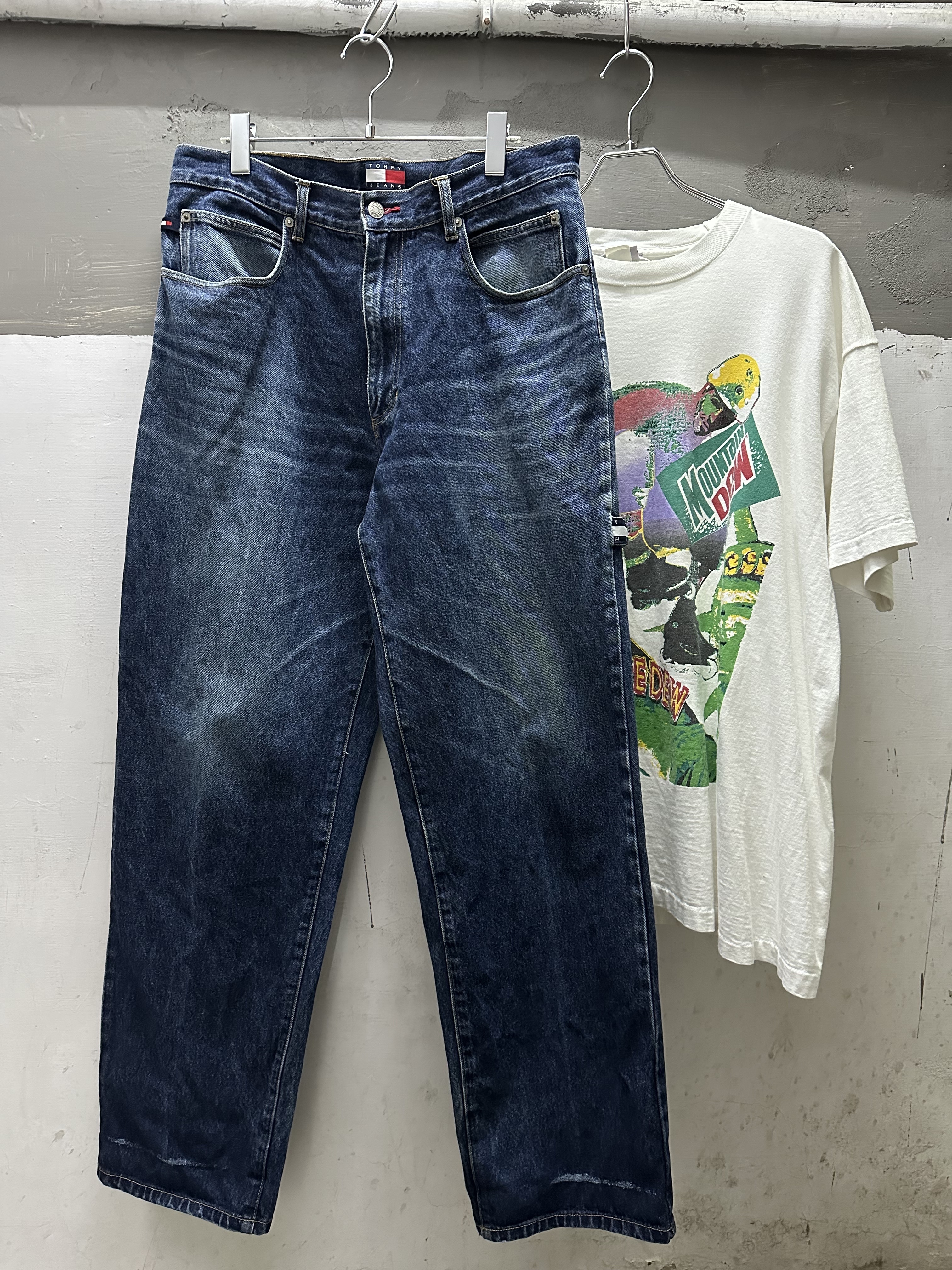 90s TOMMY JEANS Denim Painter Pants