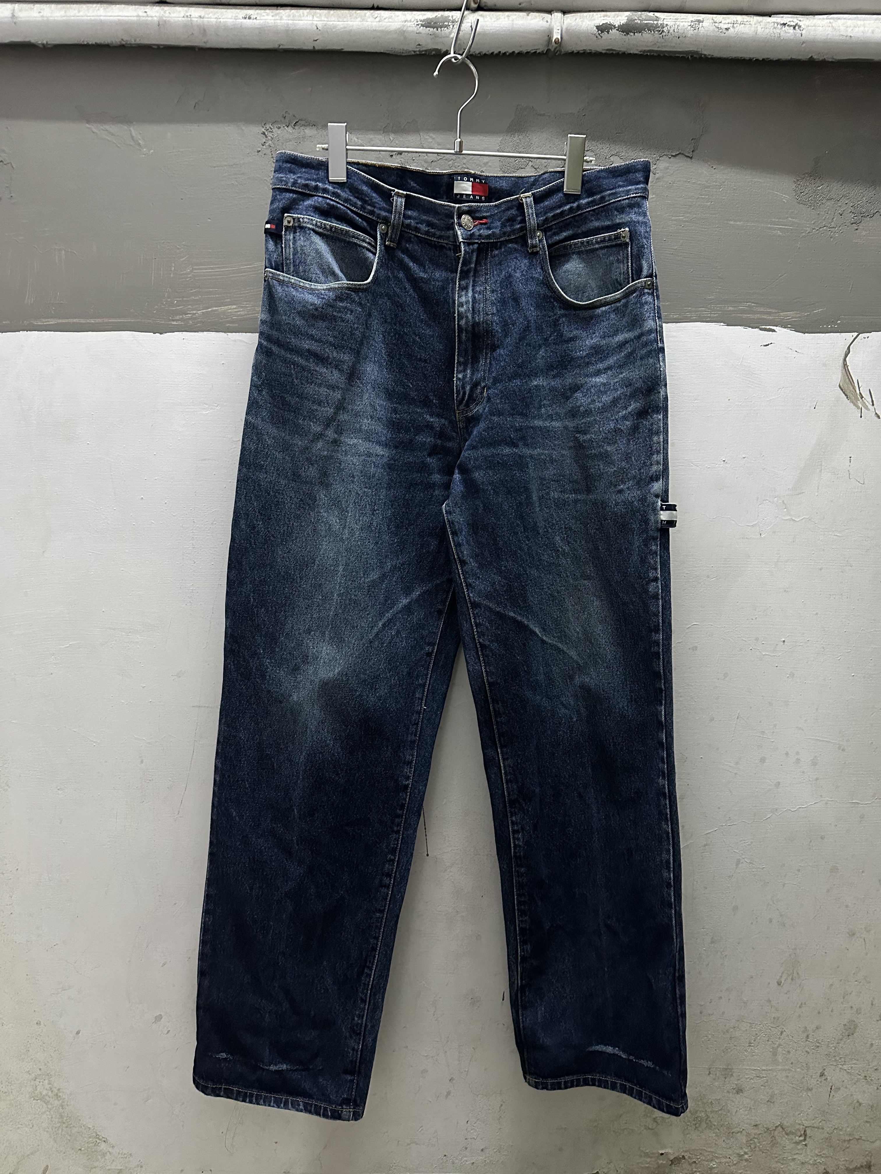 90s TOMMY JEANS Denim Painter Pants