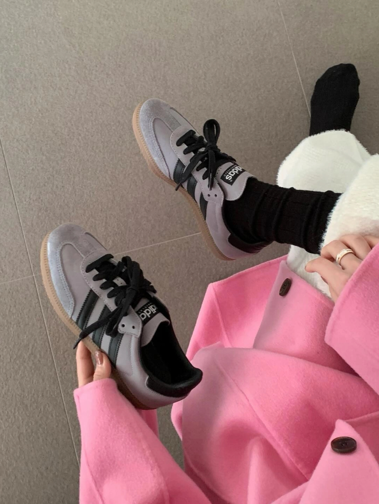 Adidas Originals Samba 栗子蒙布朗 紫灰色 灰黑色 黑色 麂皮 焦糖底 復古 德訓鞋 T頭鞋 IE9164/預購