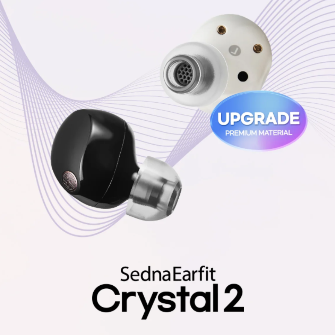 AZLA SednaEarfit CRYSTAL 2 Standard 有線耳機耳膠 (兩對裝)