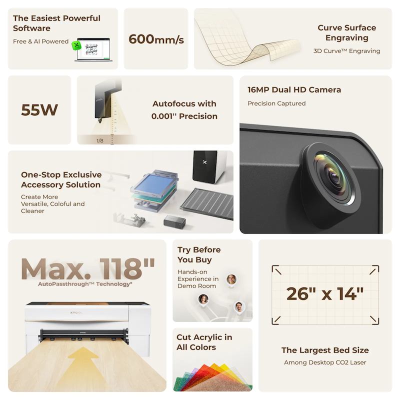 DTSL_Makeblock xTool P2S_Full Description