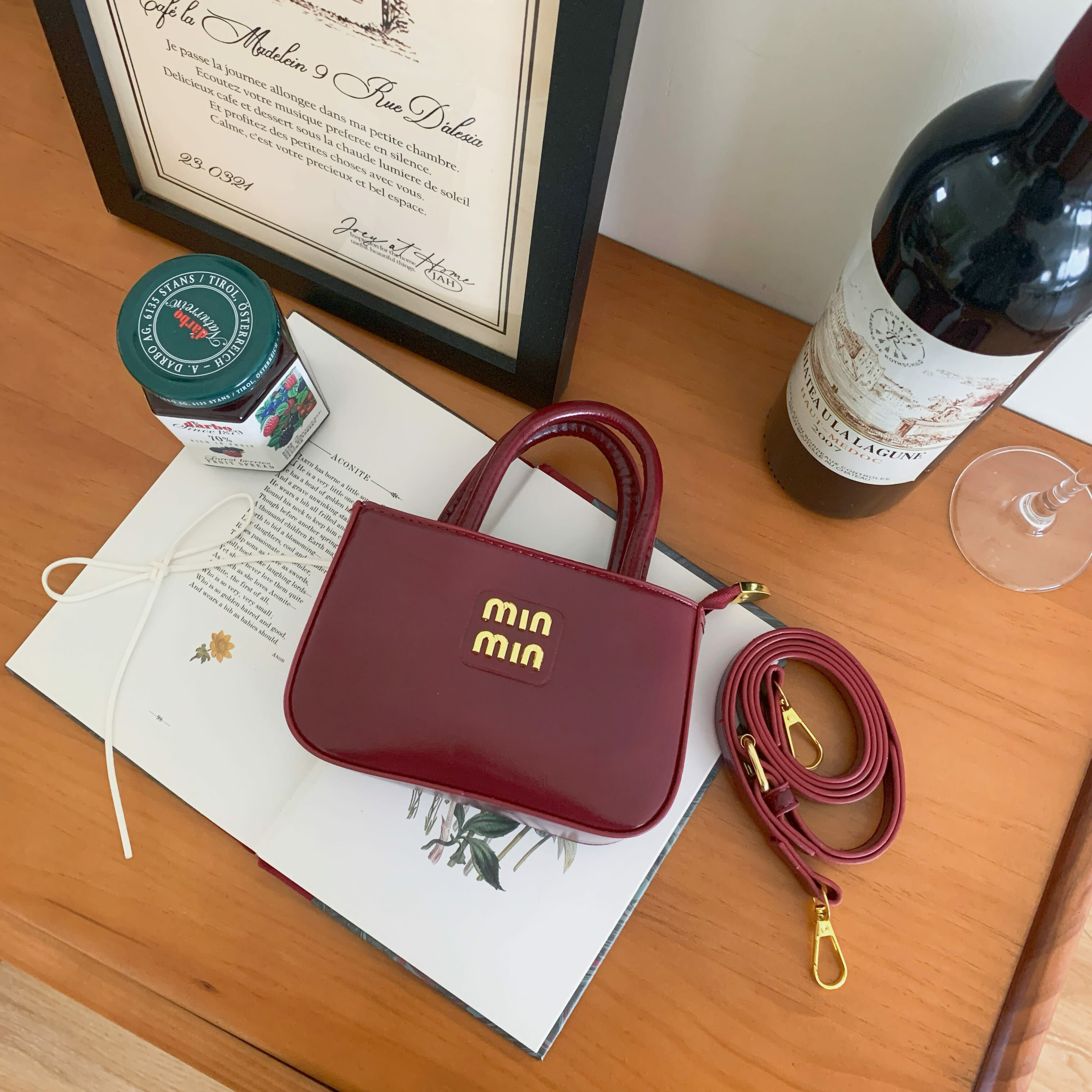 復古迷你小方包