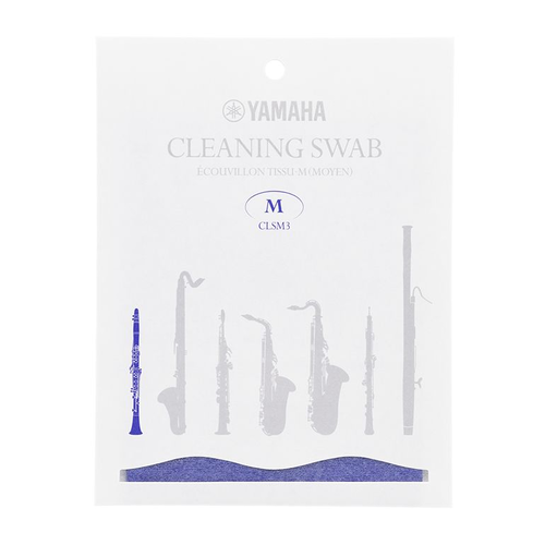 YAMAHA CLSM3 管樂 清潔通條布 M號 日本製 環保紙質包裝