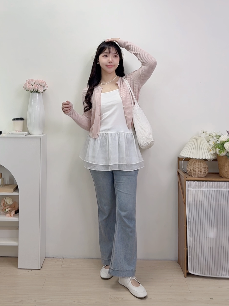 芭蕾風內搭澎澎背心