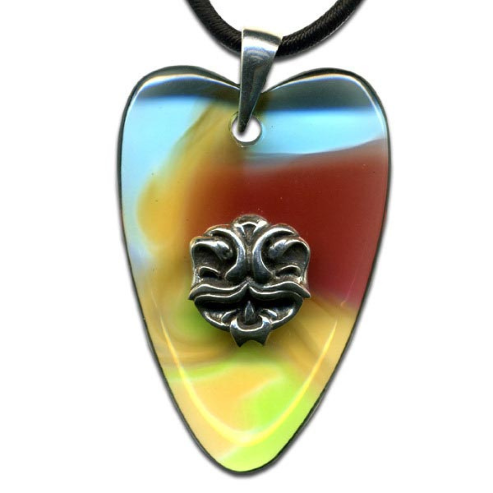 大愛銀飾項鍊 無私奉獻愛無止境開運納福