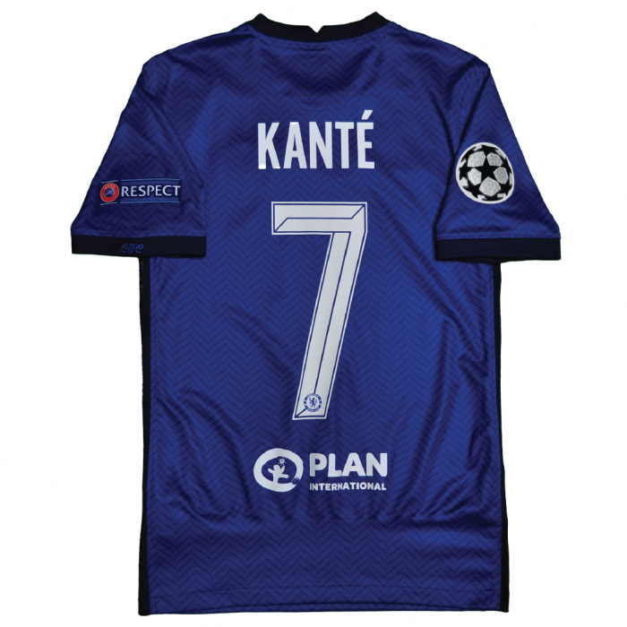2020 Chelsea Champions League Home Shirt with 7 Kante