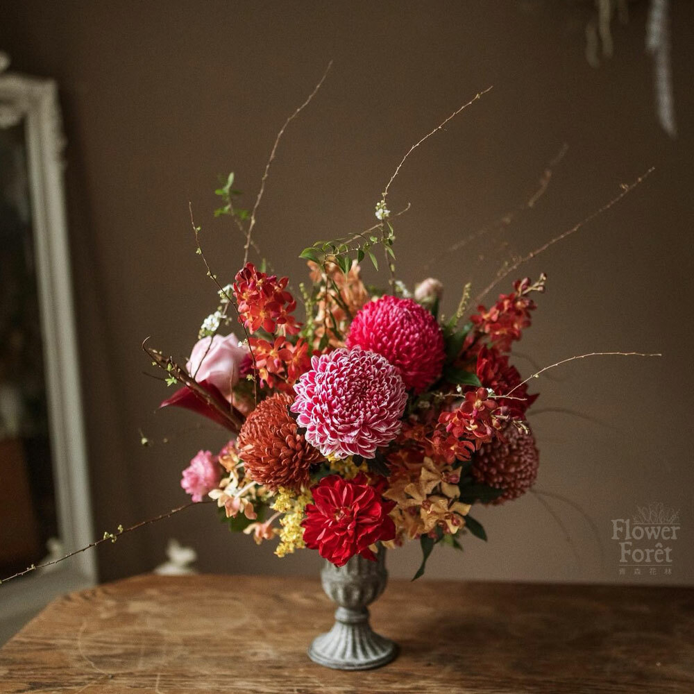 牡丹報喜 | 桌花