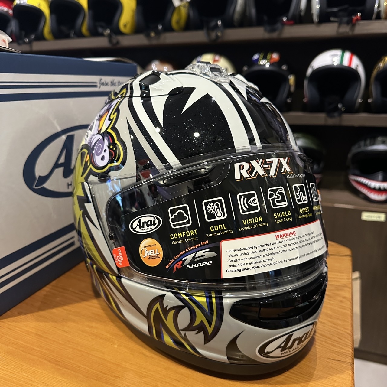 (現貨)德芯騎士部品屋 Arai RX-7X NAKASUGA4 中須賀克行 彩繪 全罩安全帽