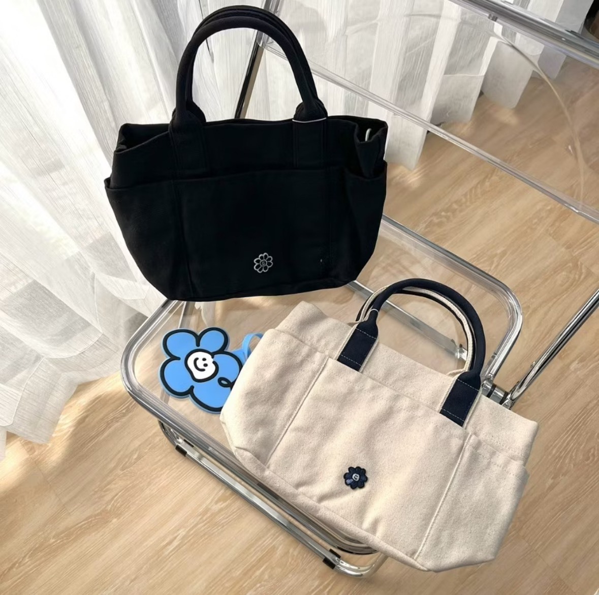 What it isnt 刺繡小花手提包