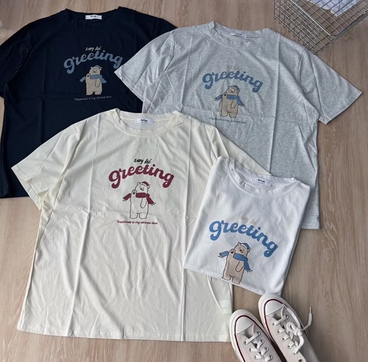 88655 greeting 熊熊短袖