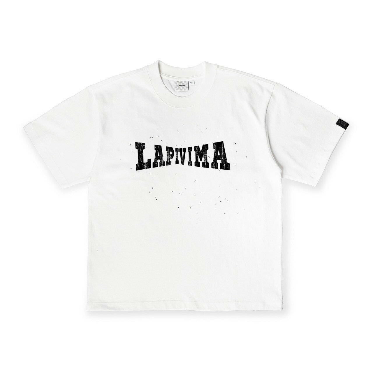 LAPRIMA 水洗磨破潑墨印花短TEE