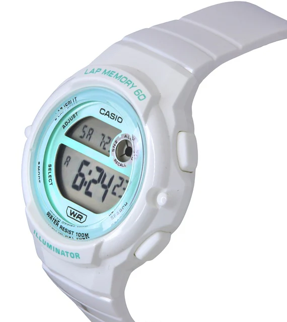 萬年鐘錶 - CASIO  卡西歐 簡潔跑步計時圈步電子錶  LWS-1200H-7A3  錶徑 : 40.5mm