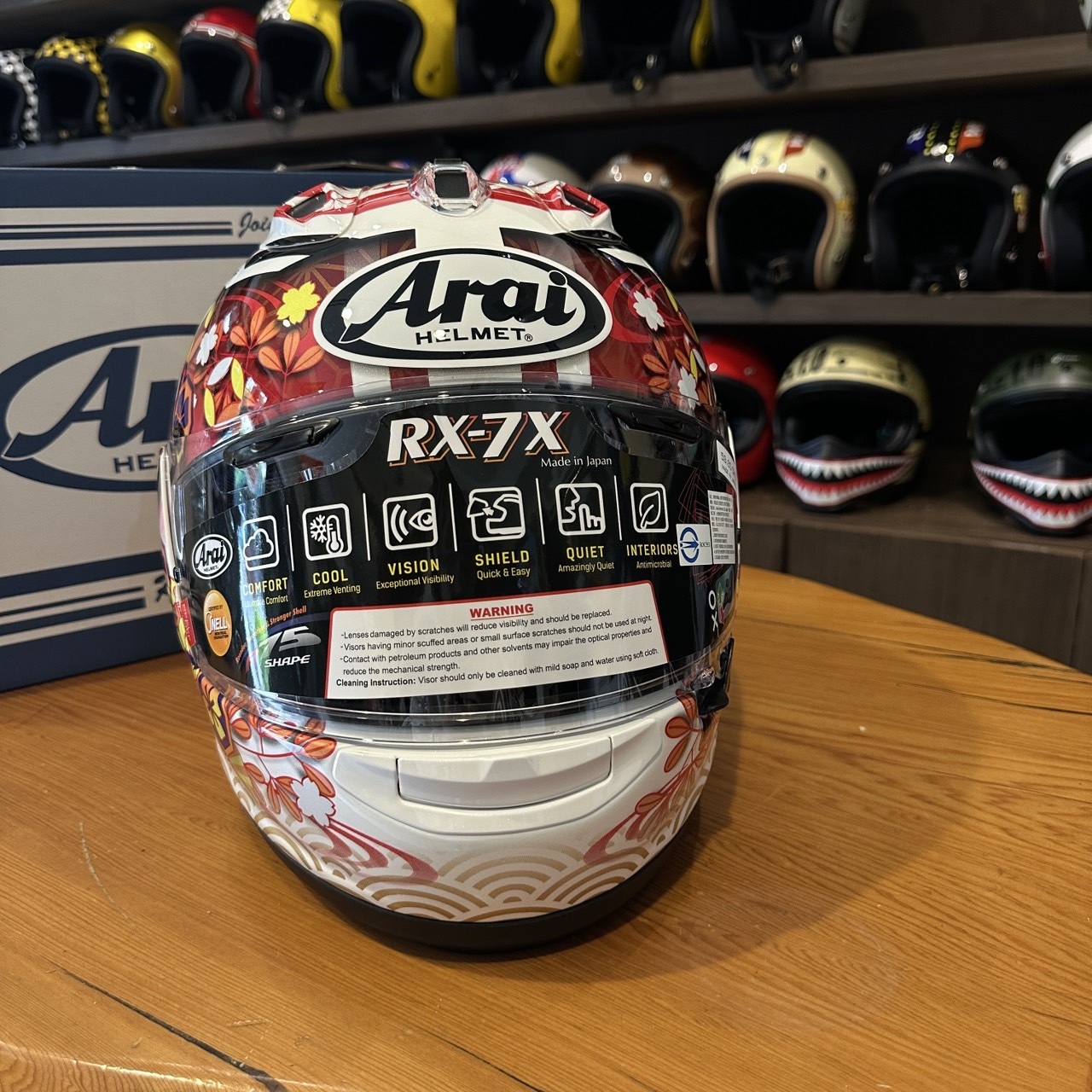 德芯騎士部品屋 現貨ARAI RX-7X NAKAGAMI GP3 中上貴晶 全罩 安全帽 公司貨