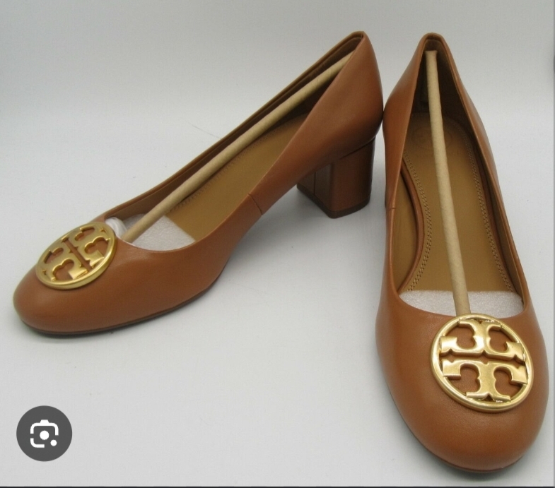 [S] TORY BURCH CHELSEA 50MM CAP-TOE PUMP, ROYAL TAN, 80736-206 [FINAL SALE] (STB458)