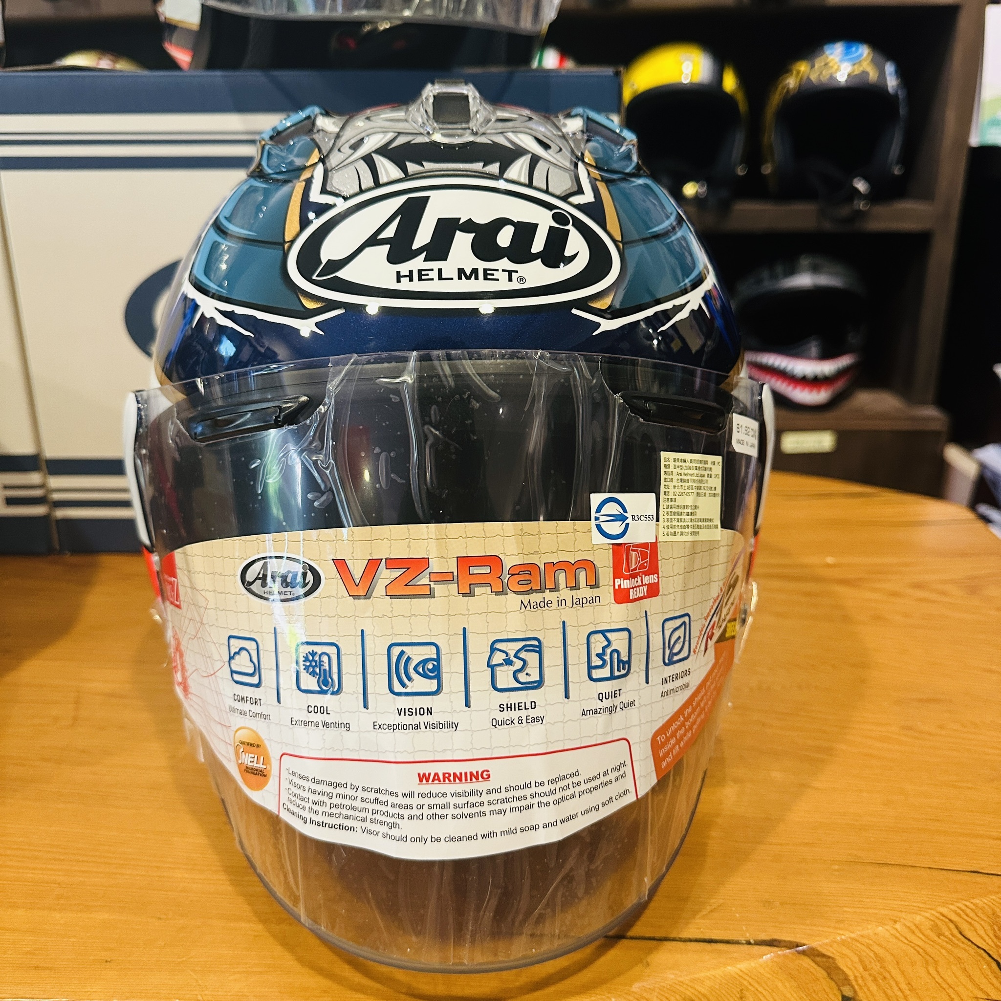 德芯騎士部品屋 ARAI VZ-RAM Pedrosa Shogun 公司貨 安全帽 3/4 半罩 安全帽