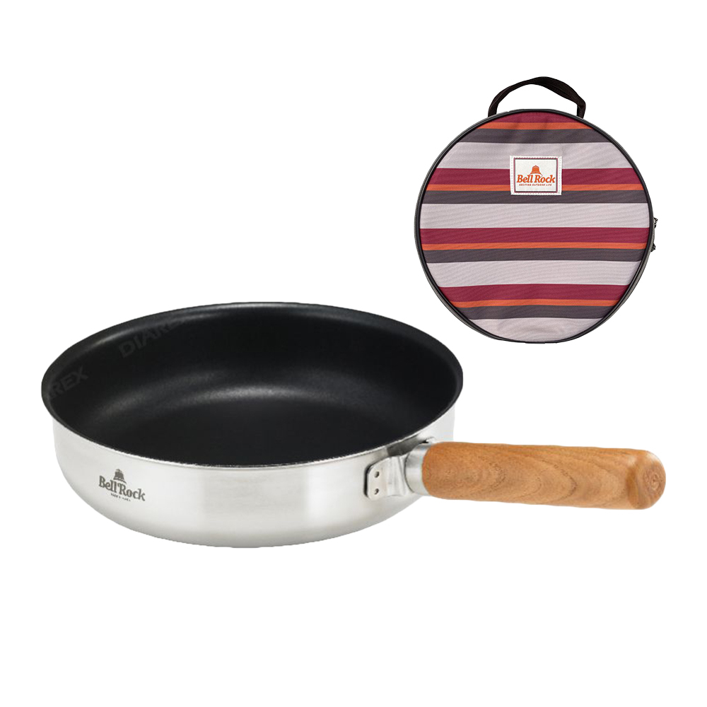 平底鍋 BellRock 全不銹鋼露營用平底鍋