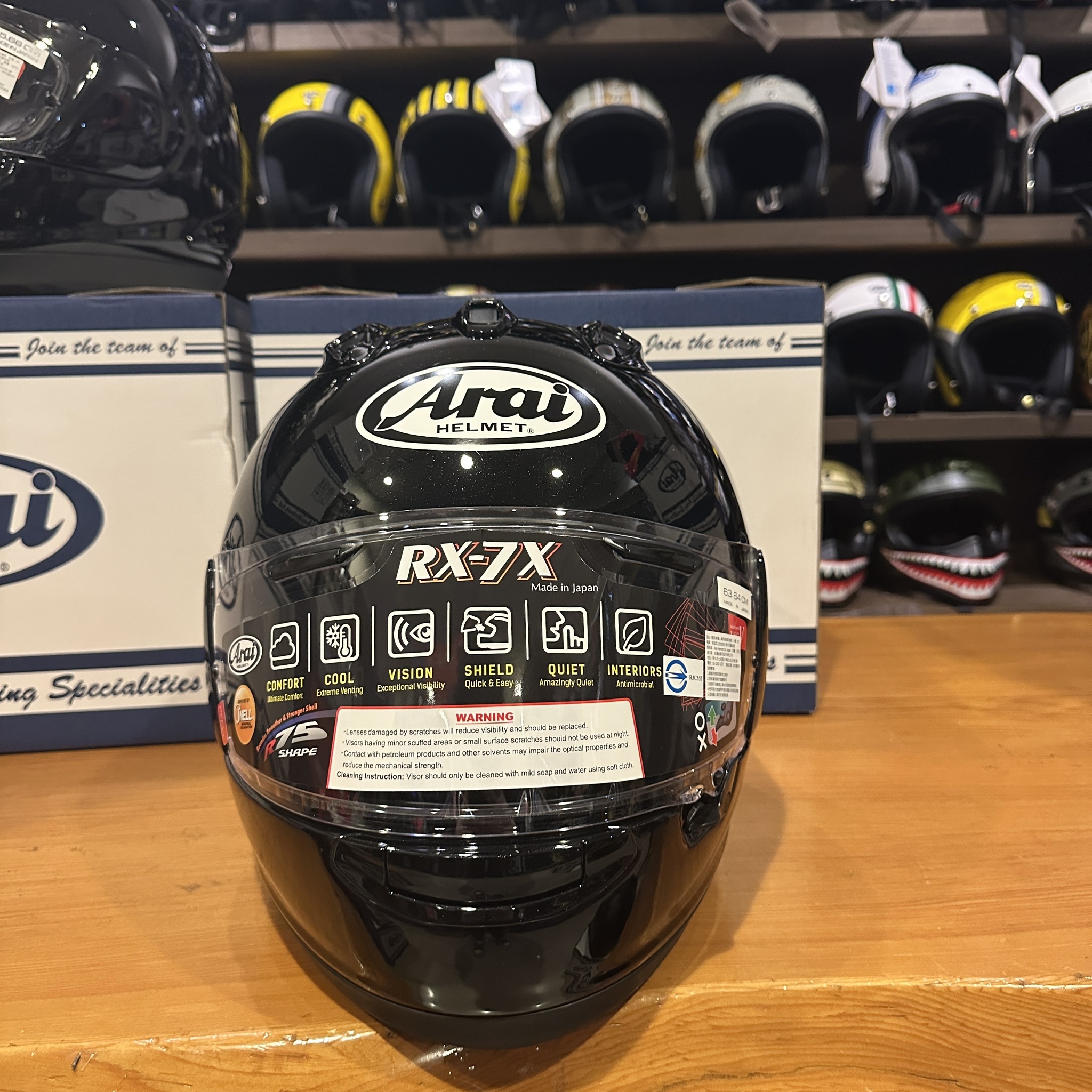 德芯騎士部品屋 ARAI RX-7X XO 素色 玻璃黑 全罩式 特規大頭圍 公司貨