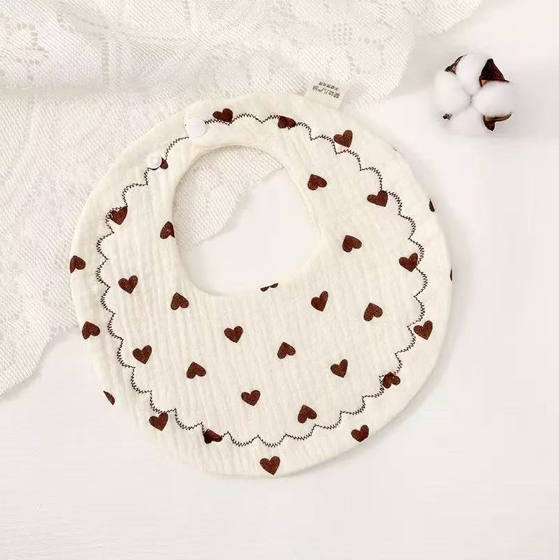 LCB03BI183BE 愛心紗質口水肩