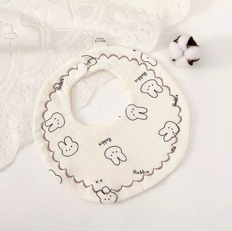 LCB03BI184BE 兔兔紗質口水肩