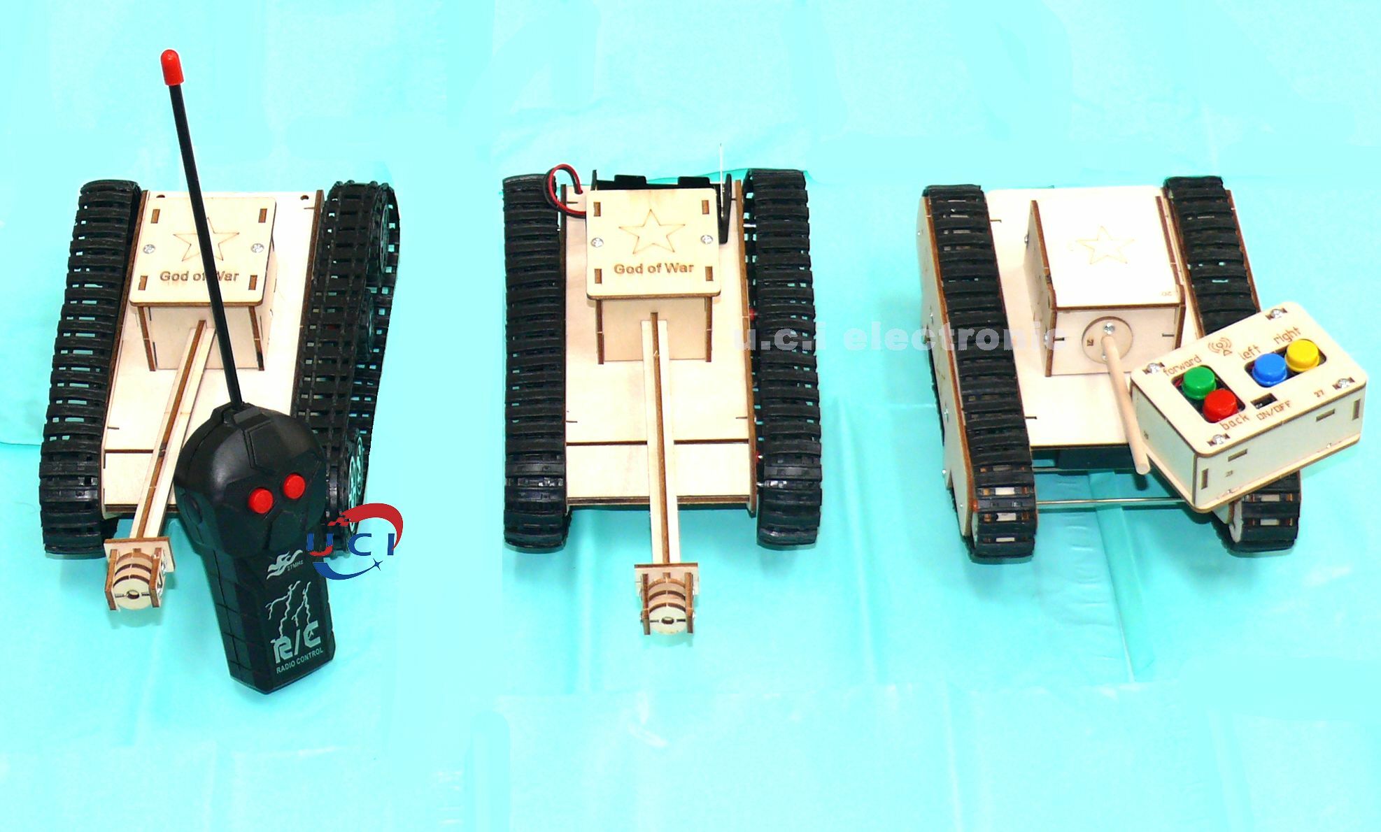【UCI電子】(二Q-3) DIY材料 坦克車 戰神坦克車 科學實驗科技小製作