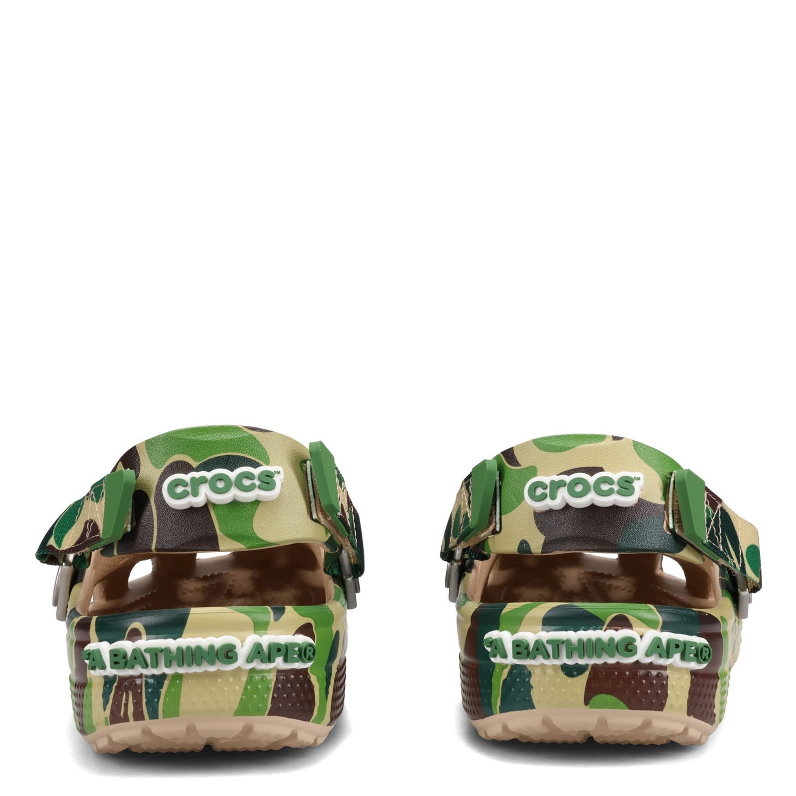 2025SS A BATHING APE BAPE CROCS CLASSIC CLOG 聯名 綠迷彩 拖鞋 現貨 209627-212