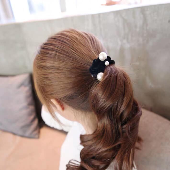 珍珠髮圈