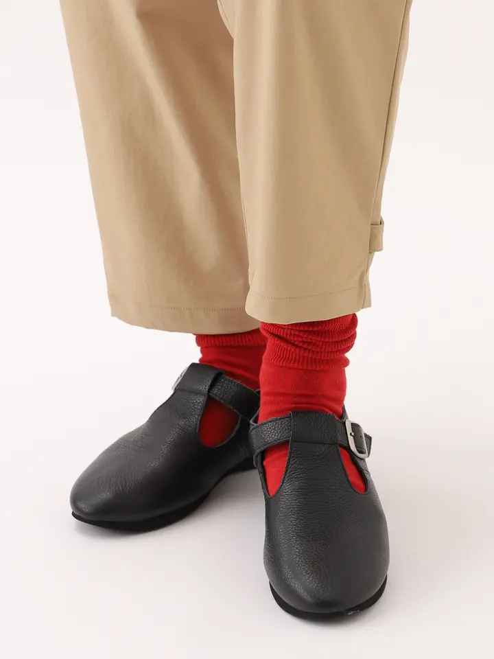 [現貨] 靴下屋 Mighty Soxer彈性開口寬鬆羅紋襪 灰 黑