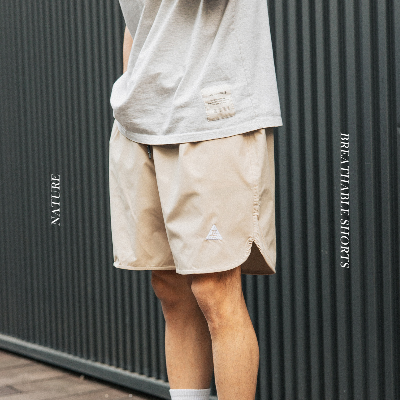 NATURE 速乾 透氣 膝上短褲