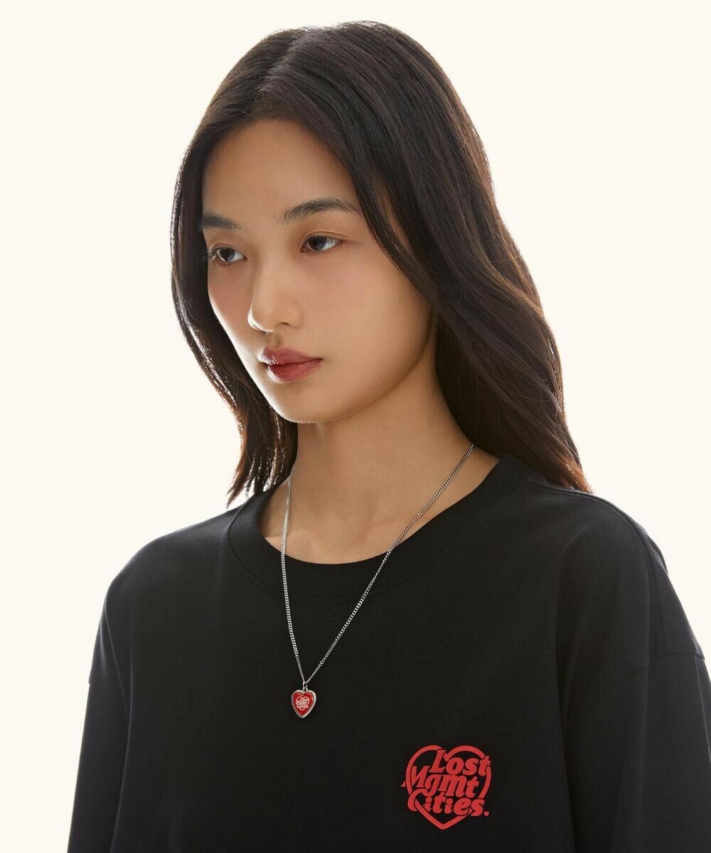 【OWN】LMC Valentine's Day 情人節 愛心 墜飾 吊墜 項鍊 單一尺寸 黑色 紅色