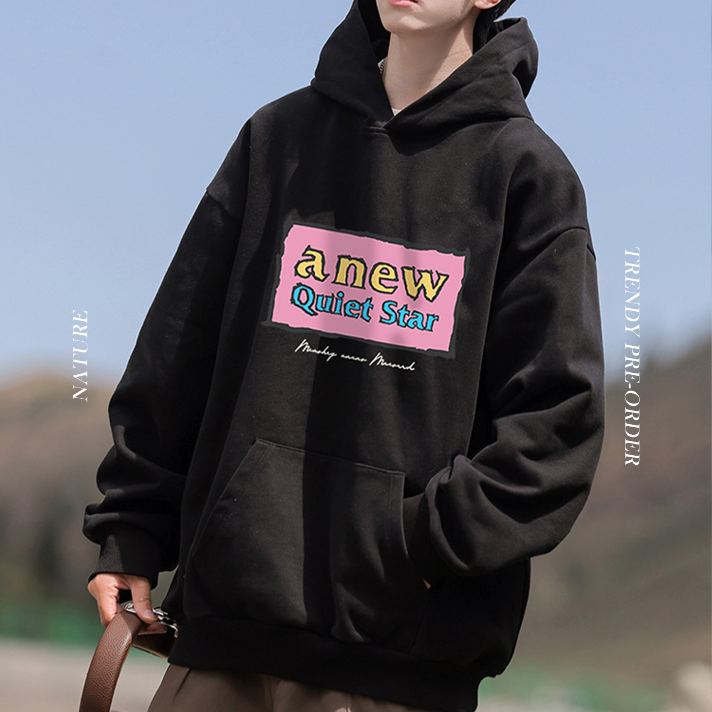 NATURE 400g 塗鴉印花帽踢