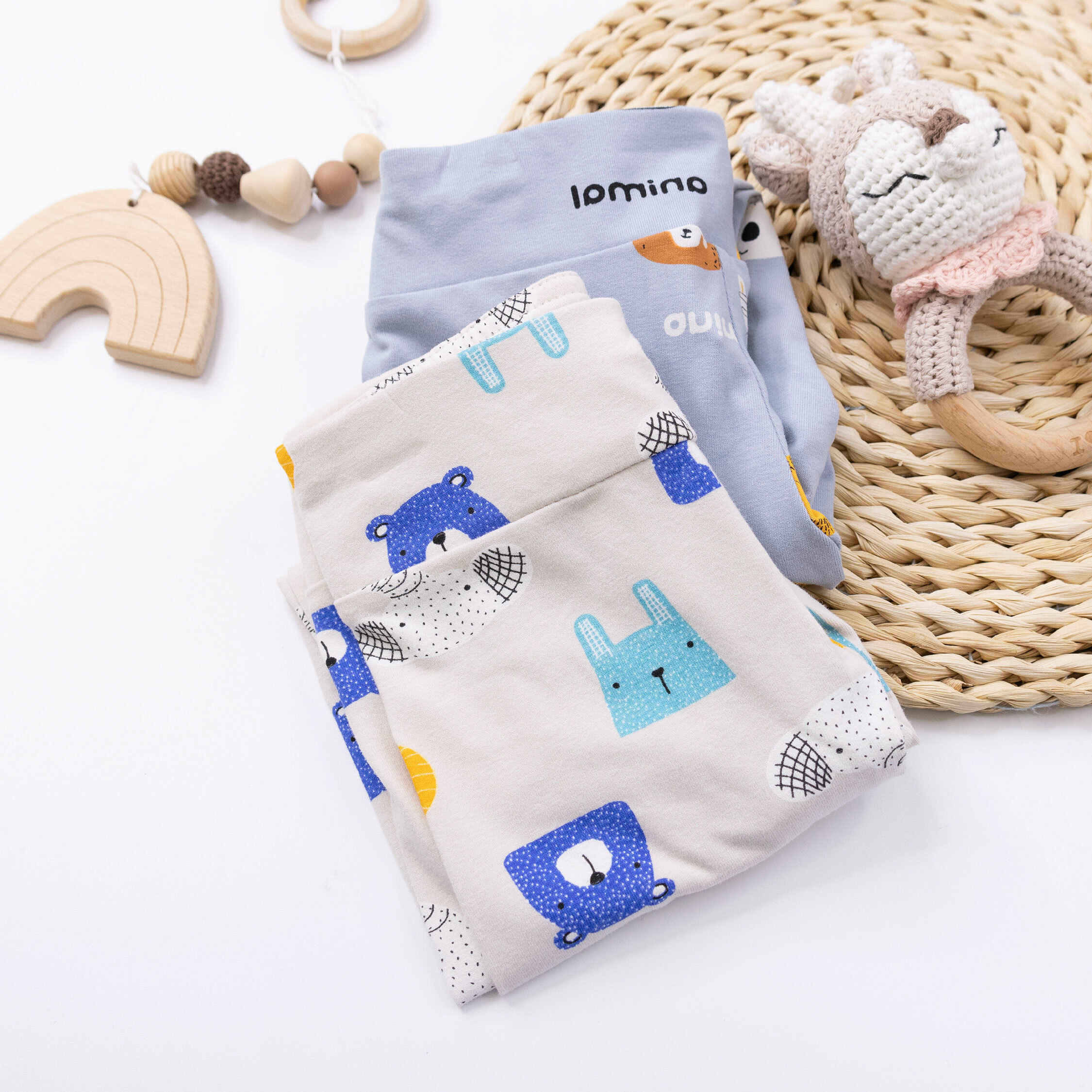 范侖鐵諾【32062】滿版童話森林動物長褲＊二色