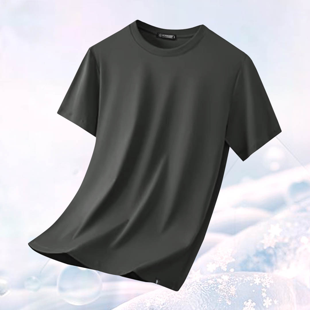 Sorona冰感認證-透沁涼感素Ｔ-鐵灰