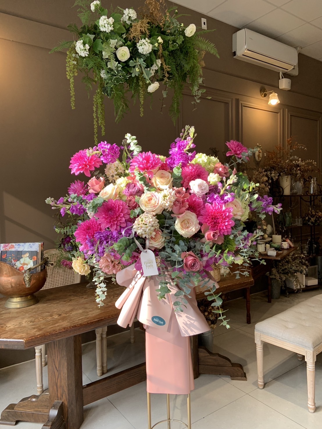 繁花似錦 | 高架花籃