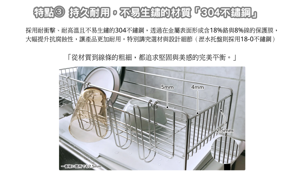 《下村企販》日本製304不鏽鋼省空間瀝水架(不鏽鋼瀝水盤)