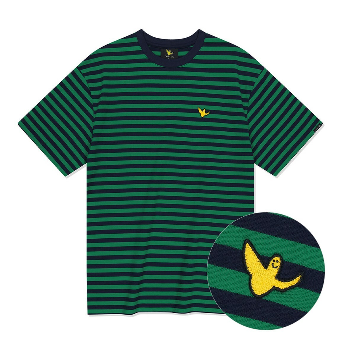 【韓國預購】AK032103 小飛人間條短袖上衣